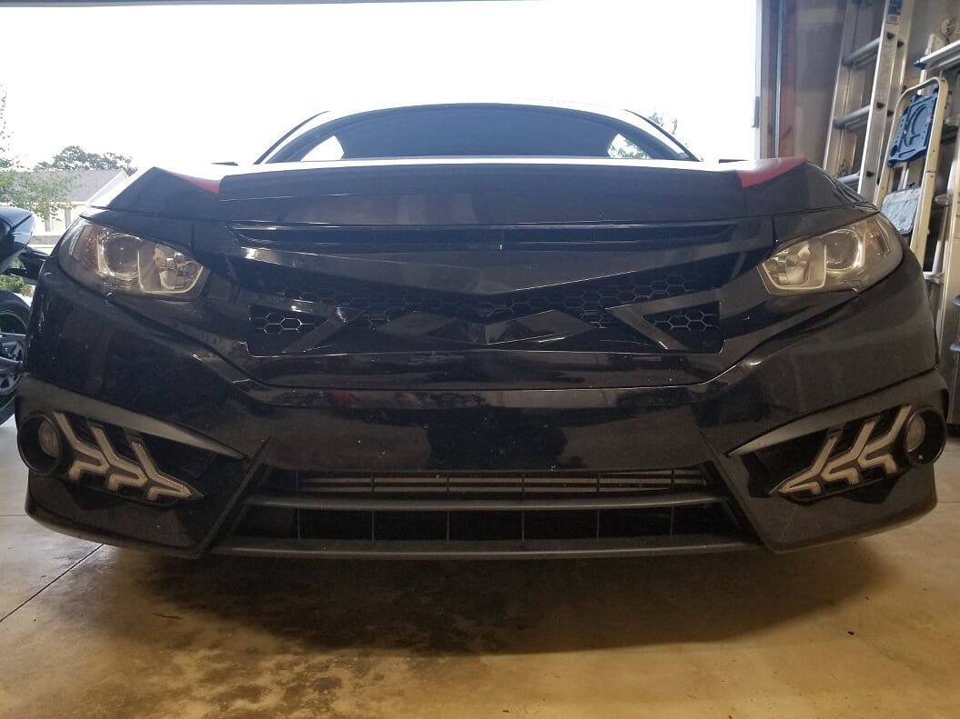 Customer photo review of Demon Grille (16-18 Honda Civic)