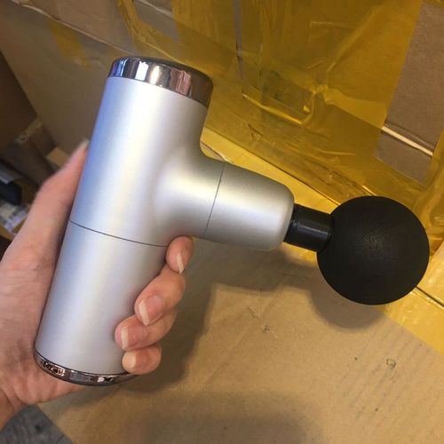 Customer photo review of Mini Size Electric Massage Gun With Bright Colour Options