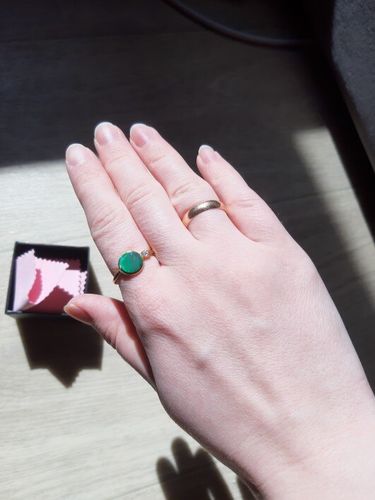 Customer photo review of Malachitischer Anziehungsring