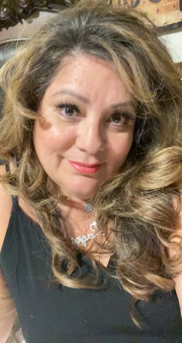 Customer photo review of Large Script  Name Necklace