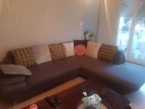 Customer photo review of Pimp dein Sofa Elastik Sofa Hülle