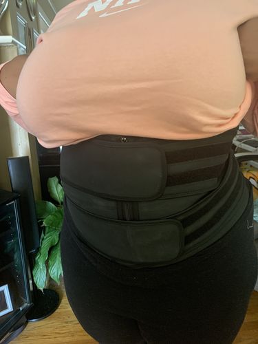 Customer photo review of LUX LATEX DOUBLE ABDOMINAL BELT
