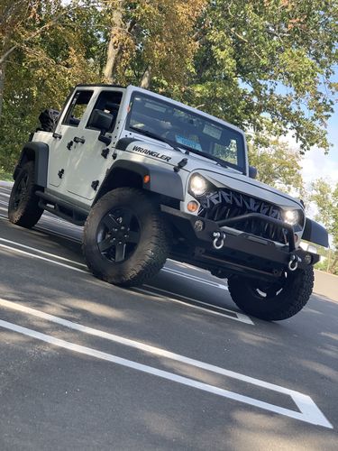 Customer photo review of Shark Grille - Black & White (07-18 Wrangler JK/ JKU)