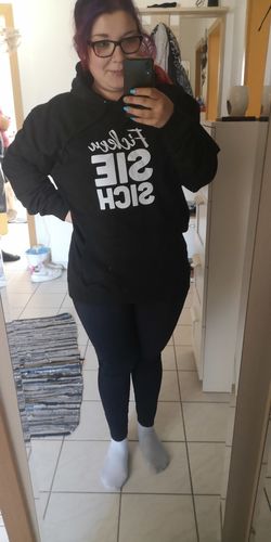 Customer photo review of F*cken Sie sich  - Unisex Kapuzenpullover Hoodie