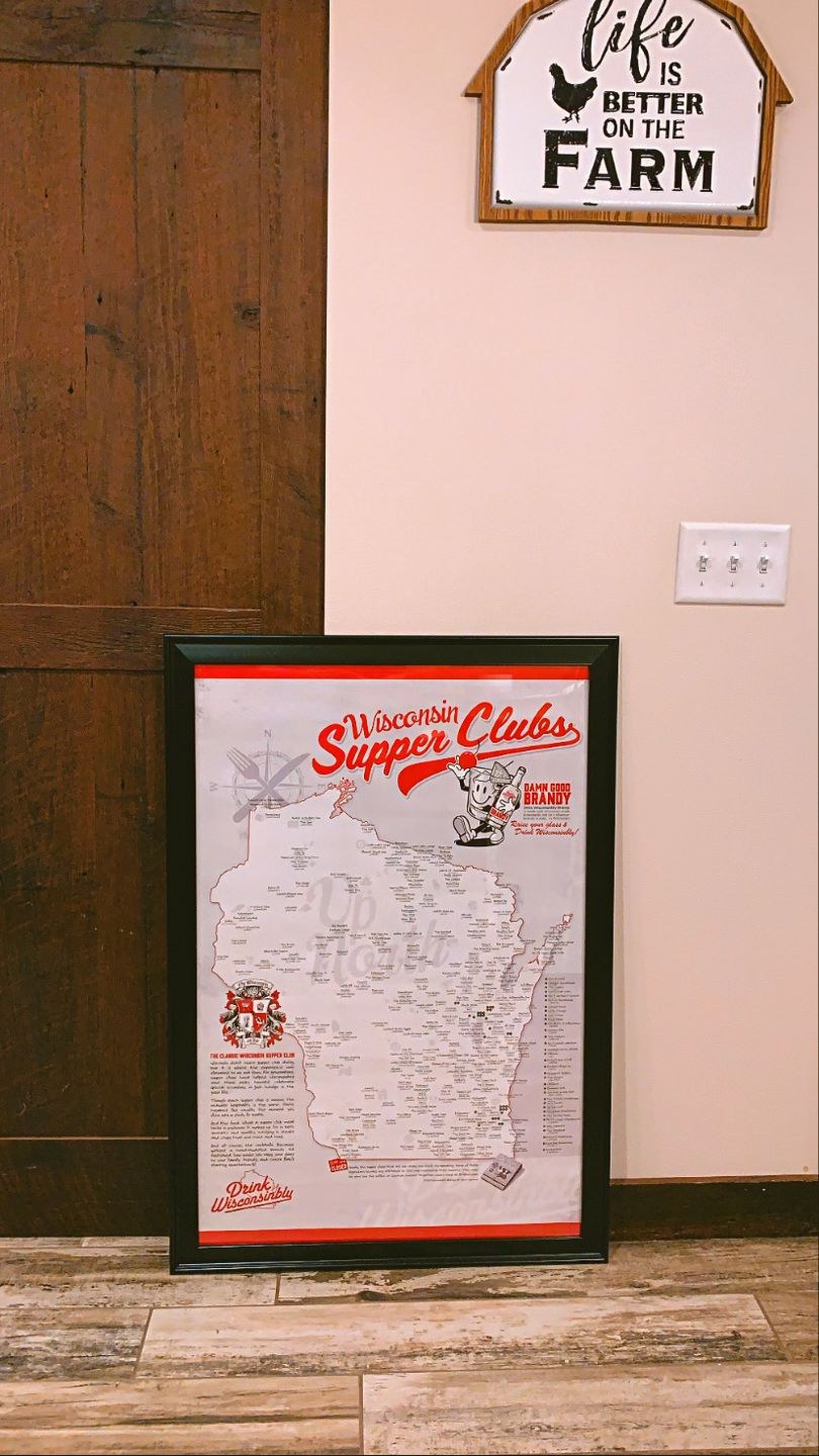 Customer photo review of Wisconsin Supper Clubs Poster