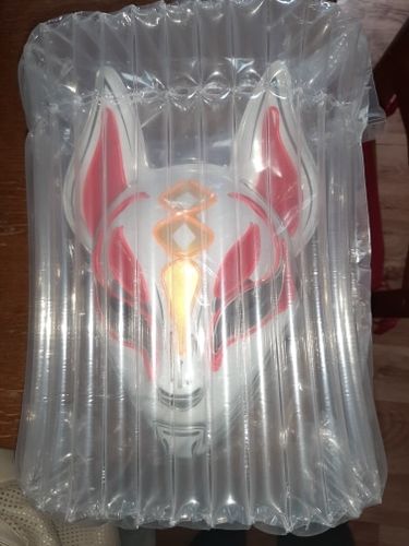 Customer photo review of Japanese Fox neon LED Mask