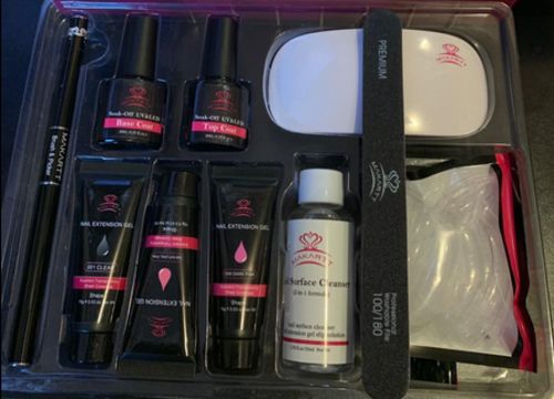 Customer photo review of French Collection Poly Nail Extension Gel Starter Kit