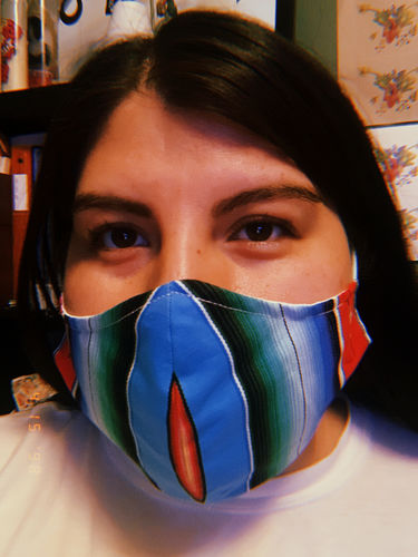 Customer photo review of Zarape Mask