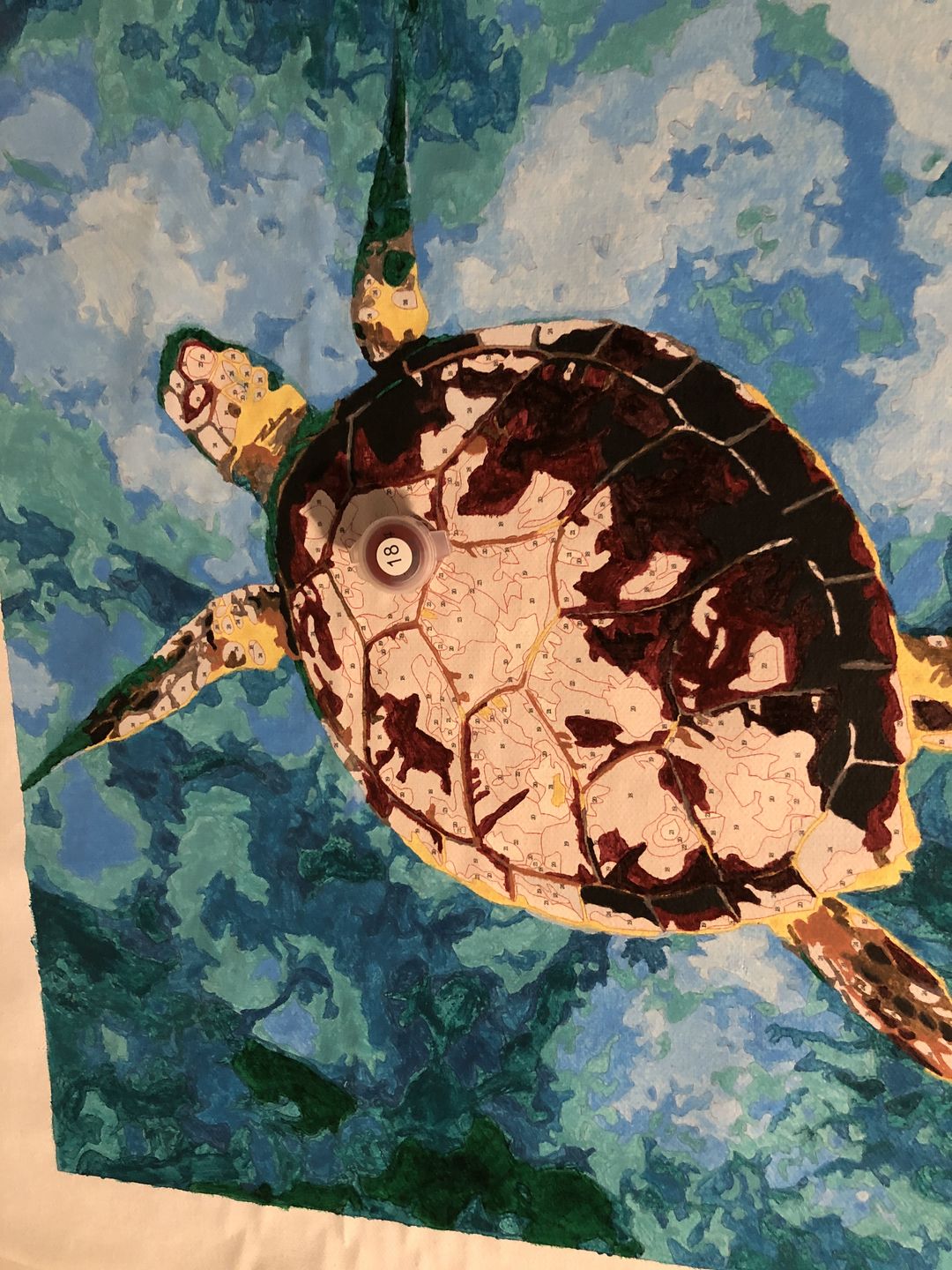 Customer photo review of FREE Paint By Numbers Kit