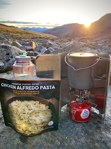 Customer photo review of Chicken Alfredo