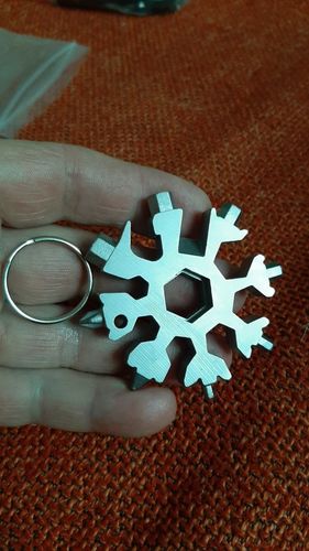 Customer photo review of Christmas Snowflake Multi-Tool
