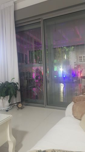 Customer photo review of Christmas LED Meteor Shower Lights