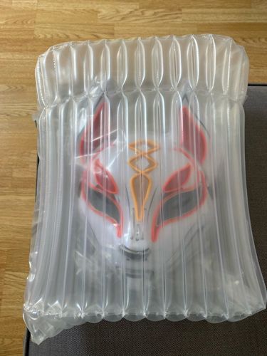 Customer photo review of Japanese Fox neon LED Mask