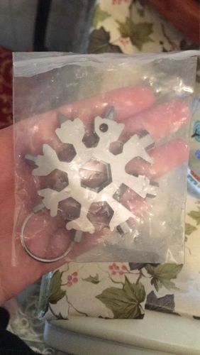 Customer photo review of Christmas Snowflake Multi-Tool
