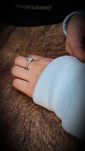 Customer photo review of 1ct Cadiz Engagement Ring