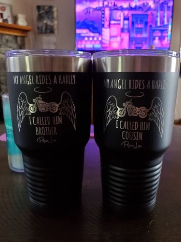 Customer photo review of Personalized (CUSTOM) Laser Etched Tumbler