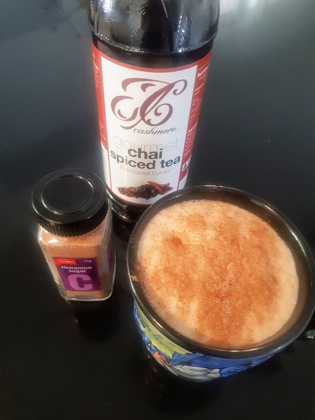 Customer photo review of Spiced Chai Syrup