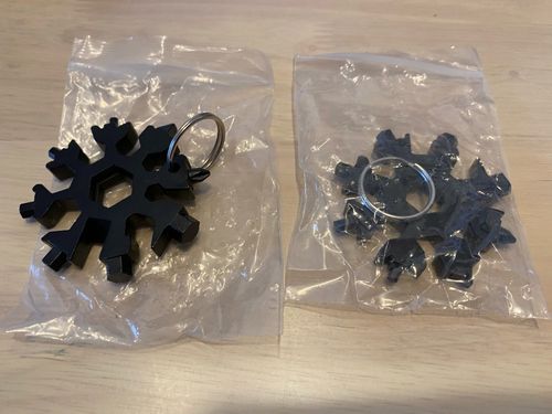 Customer photo review of Christmas Snowflake Multi-Tool