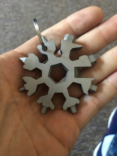 Customer photo review of Christmas Snowflake Multi-Tool