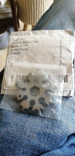 Customer photo review of Christmas Snowflake Multi-Tool