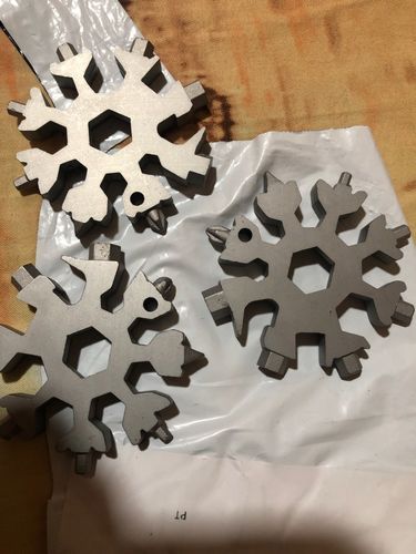 Customer photo review of Christmas Snowflake Multi-Tool