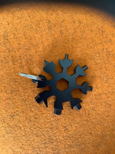 Customer photo review of Christmas Snowflake Multi-Tool