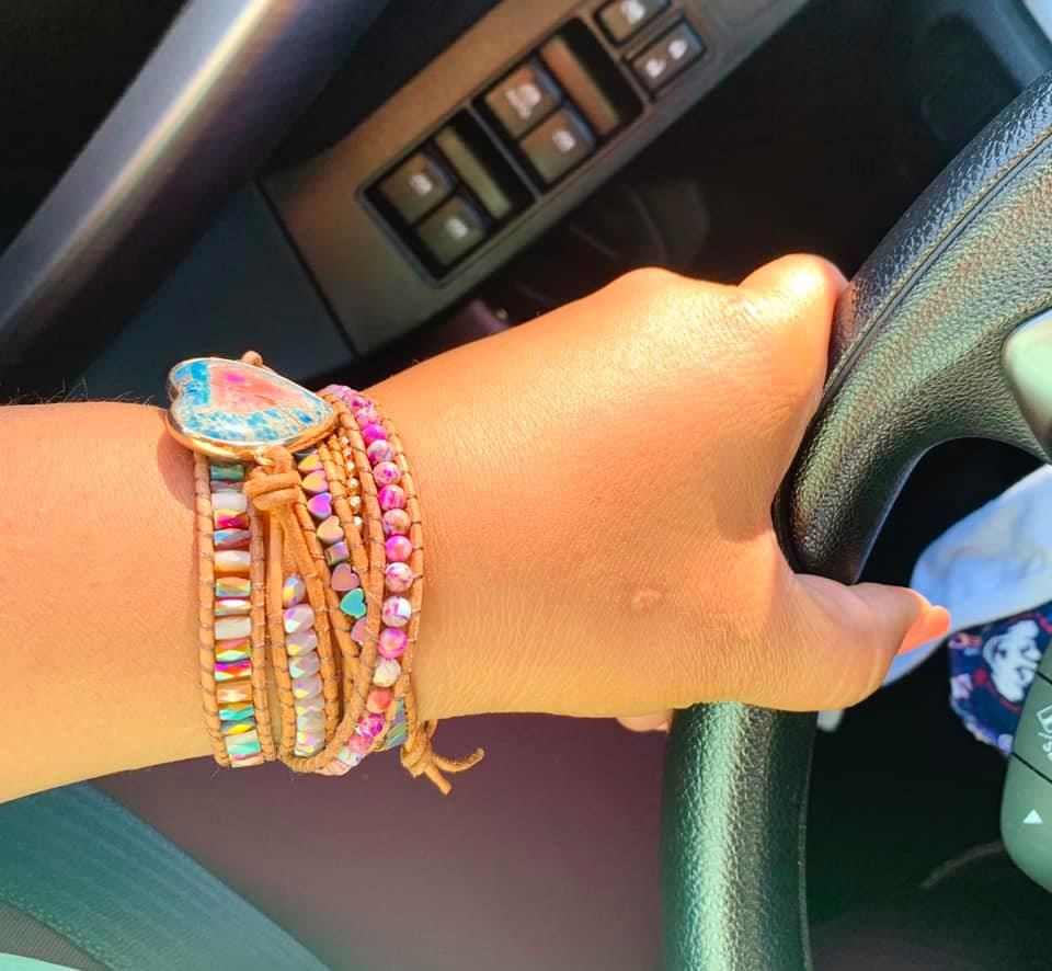 Customer photo review of Intense Love Protection Wrap Bracelet