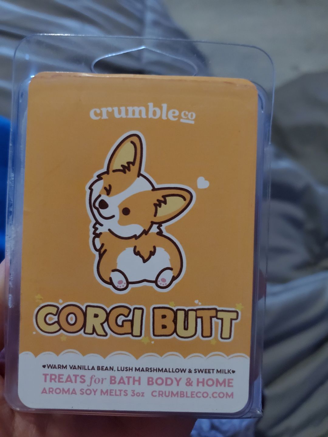 Customer photo review of Corgi Butt Wax Melts