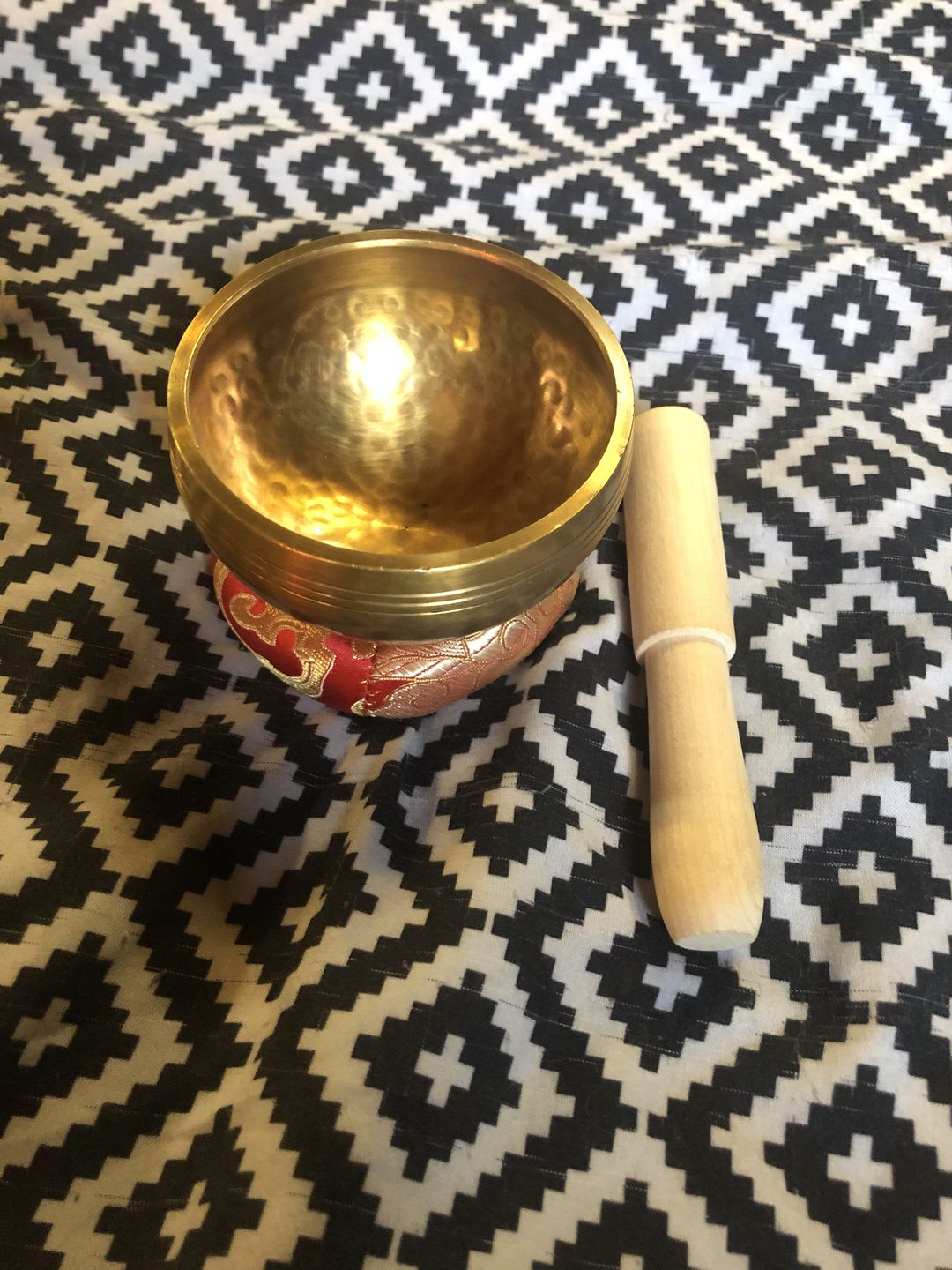 Customer photo review of Tibetan Meditation Singing Bowl