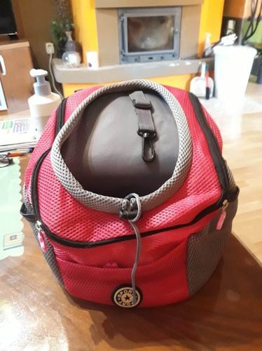 Customer photo review of Fur Sport™ - Pet Backpack Carrier