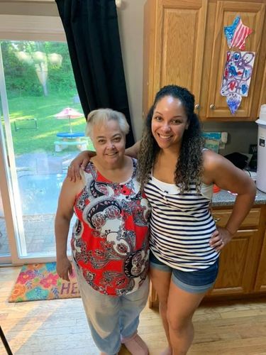 Customer photo review of Mother Daughter Eternal Love Bracelets