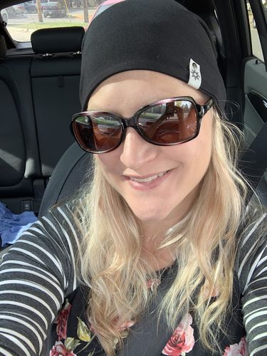 Customer photo review of The Monashee Twist - multi wear beanie