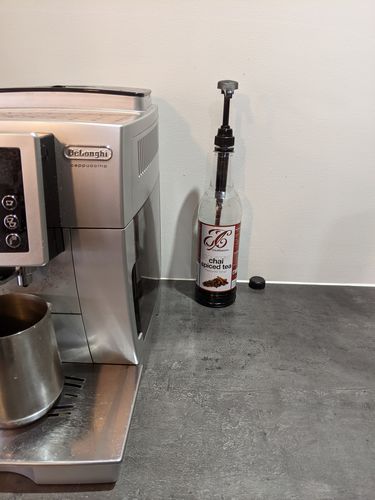 Customer photo review of Spiced Chai Syrup
