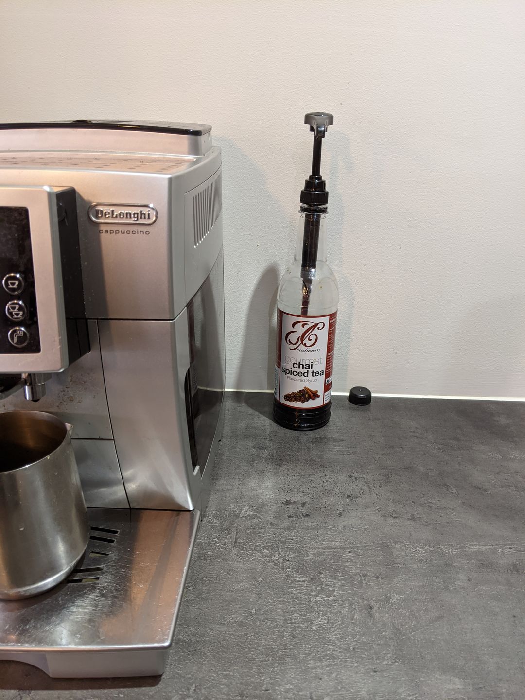 Customer photo review of Spiced Chai Syrup
