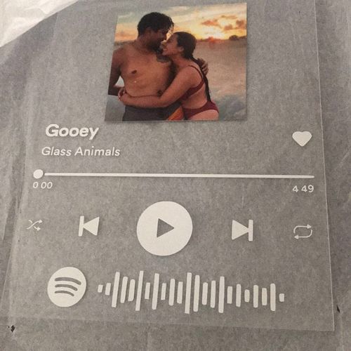 Customer photo review of Plaque personnalisée