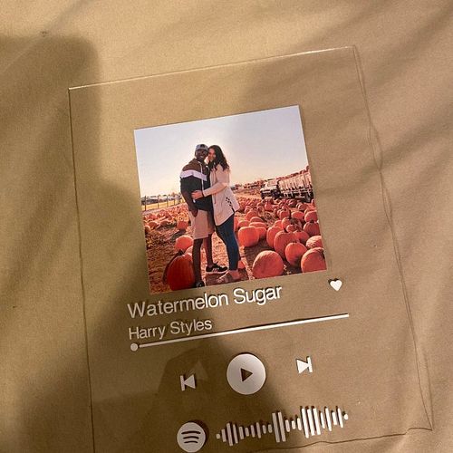 Customer photo review of Plaque personnalisée