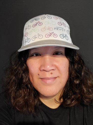Customer photo review of The Piper Ponytail Trucker