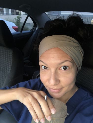 Customer photo review of Butter Soft Twist Headband