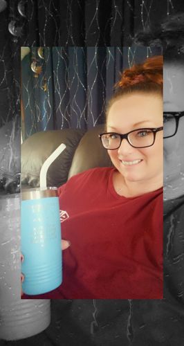 Customer photo review of 10" Silicone Straw Set (8 Colors)