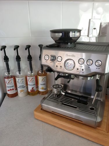 Customer photo review of Caramel Coffee Syrup