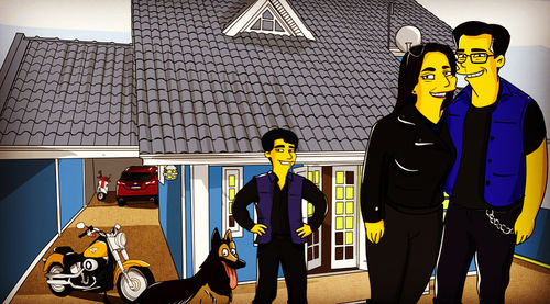 Customer photo review of RETRATO EM ARQUIVO DIGITAL FAMILIA AMARELA