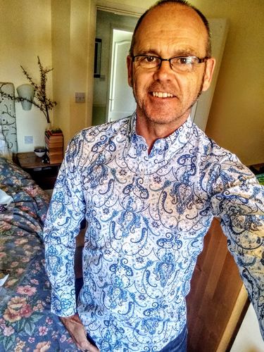 Lee B. review of Men's Blue & white Patterned shirt - PS 23 image 1 out of 1
