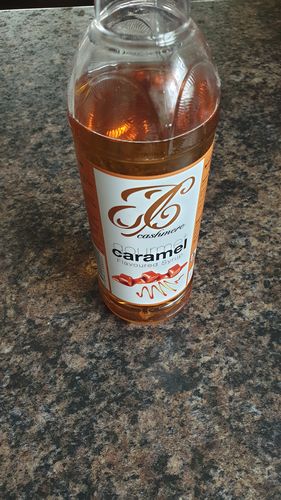 Customer photo review of Caramel Coffee Syrup