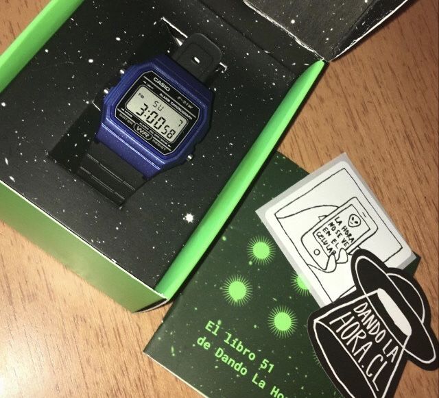 Customer photo review of Reloj Casio Vintage F-91WM-2ADF Azul/Negro