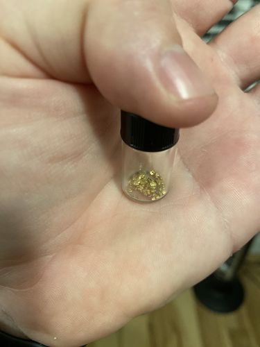 Customer photo review of *New* 2020 NUGGET RESERVE 'CLUNKER' Gold Paydirt Panning Unsearched