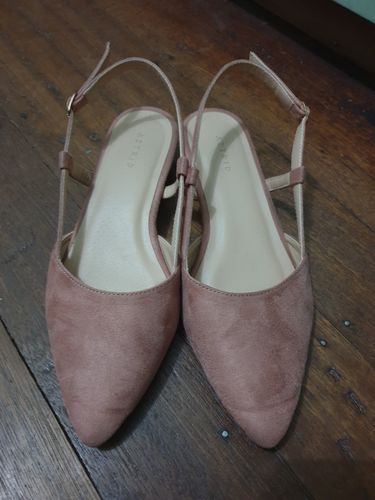Customer photo review of Gian Old Rose Suede