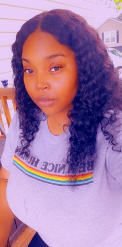 Customer photo review of Brooklyn Hair 7A Deep Wave 3 Bundle Deals