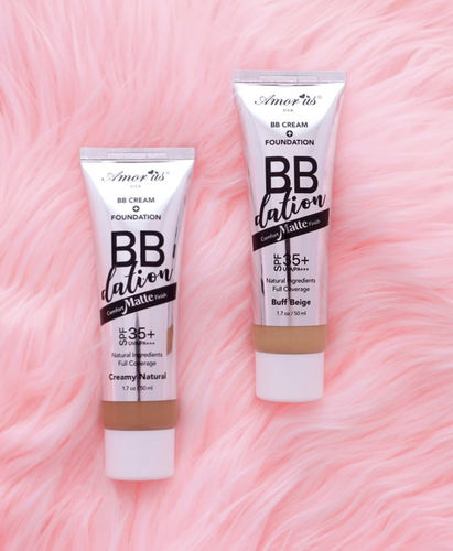 Customer photo review of BB Cream + Base BB Dation Comfort Matte Finish Amor Us - Venta al por mayor Display 36PZS (CO-BBFD)
