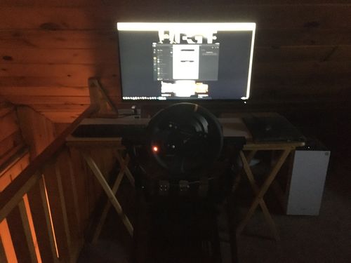 Customer photo review of APEX Steering Wheel Stand