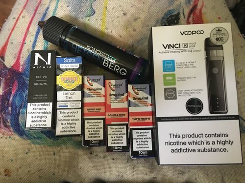 Customer photo review of Hardware & E-liquid Mystery box